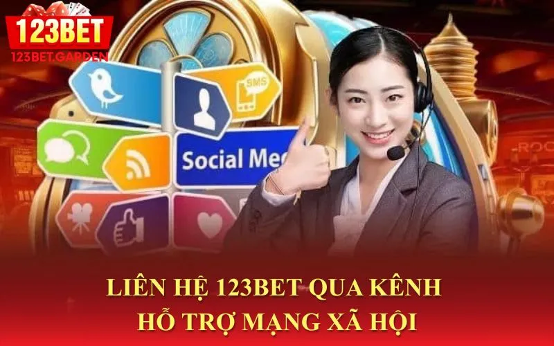 Liên hệ với 123bet thông qua các nền tảng mạng xã hội