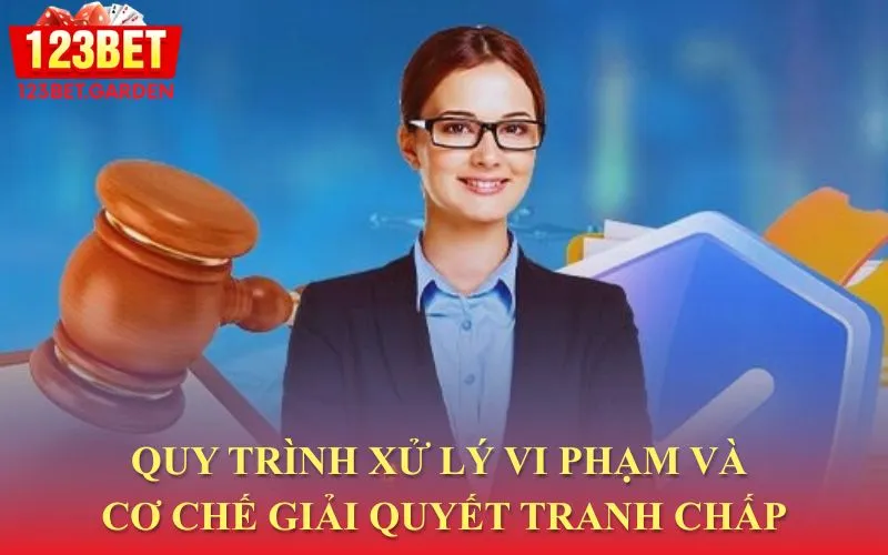 Cơ chế xử lý các hành vi vi phạm và quy trình giải quyết mọi tranh chấp